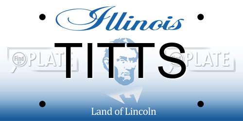 TITTS Illinois License Plate