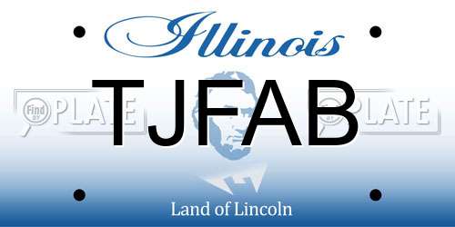 TJFAB Illinois License Plate