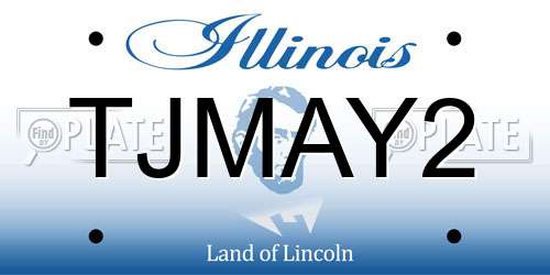 TJMAY2 Illinois License Plate