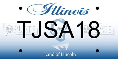 TJSA18 Illinois License Plate