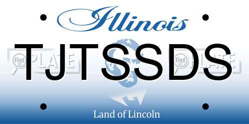 TJTSSDS Illinois License Plate