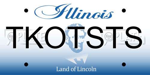 TKOTSTS Illinois License Plate