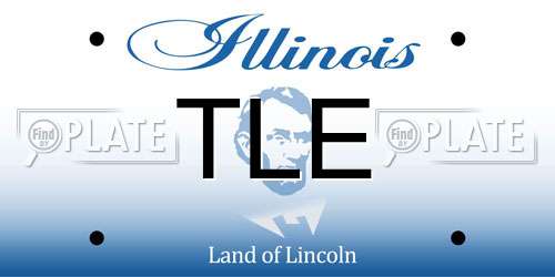 TLE Illinois License Plate