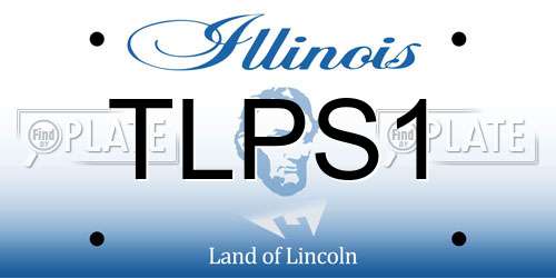 TLPS1 Illinois License Plate