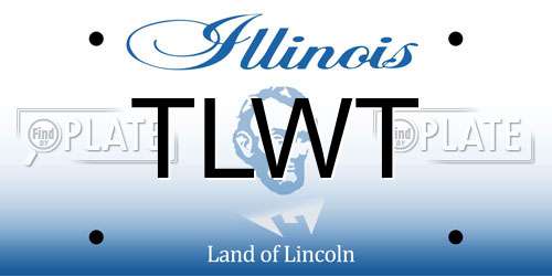 TLWT Illinois License Plate
