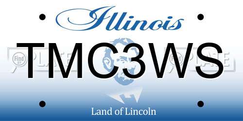 TMC3WS Illinois License Plate