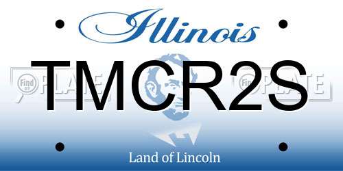 TMCR2S Illinois License Plate