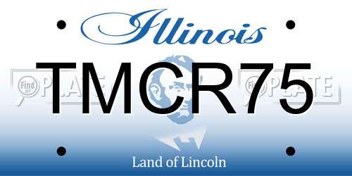 TMCR75 Illinois License Plate