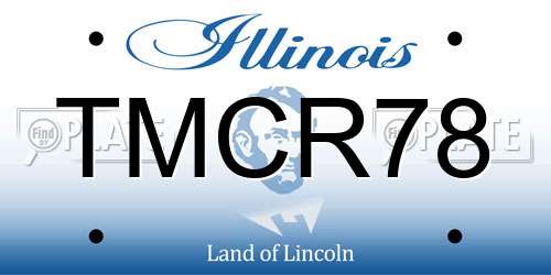 TMCR78 Illinois License Plate