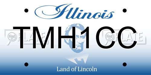 TMH1CC Illinois License Plate