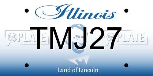 TMJ27 Illinois License Plate
