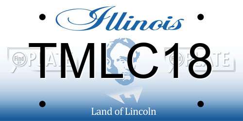 TMLC18 Illinois License Plate