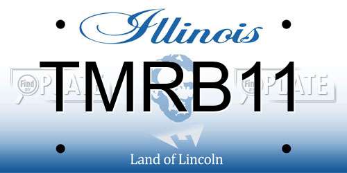 TMRB11 Illinois License Plate