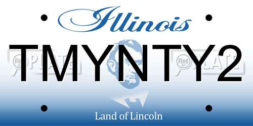TMYNTY2 Illinois License Plate
