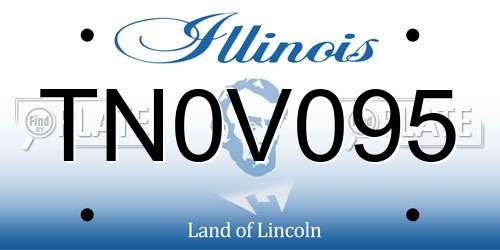 TN0V095 Illinois License Plate