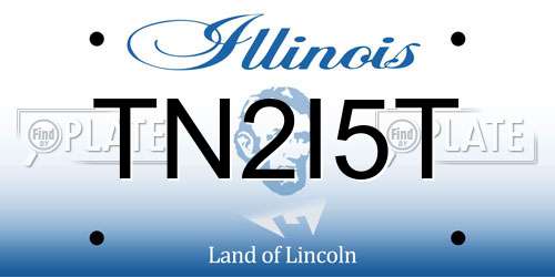 TN2I5T Illinois License Plate