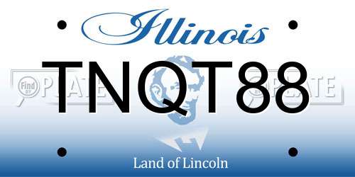 TNQT88 Illinois License Plate