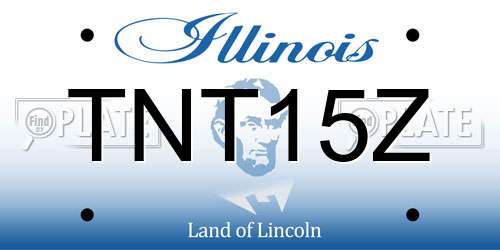 TNT15Z Illinois License Plate