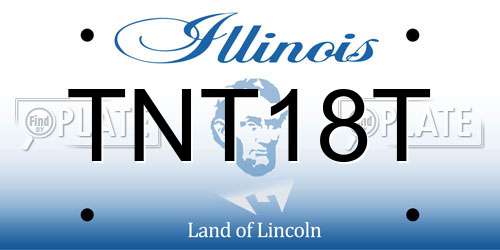TNT18T Illinois License Plate