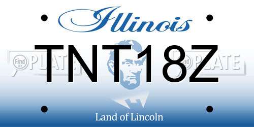 TNT18Z Illinois License Plate