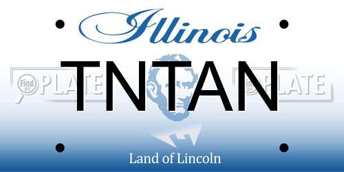 TNTAN Illinois License Plate