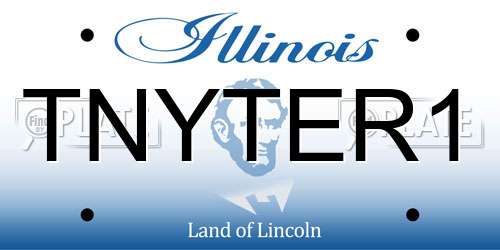 TNYTER1 Illinois License Plate