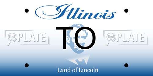 TO Illinois License Plate