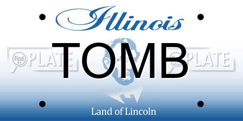 TOMB Illinois License Plate