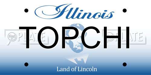 TOPCHI Illinois License Plate
