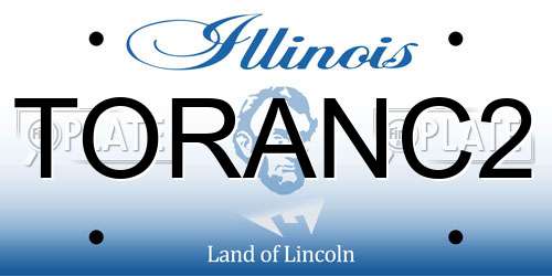 TORANC2 Illinois License Plate