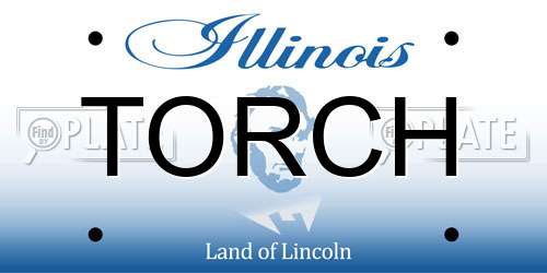 TORCH Illinois License Plate