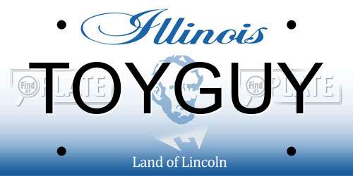 TOYGUY Illinois License Plate