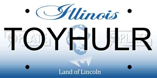 TOYHULR Illinois License Plate