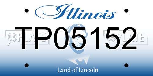 TP05152 Illinois License Plate