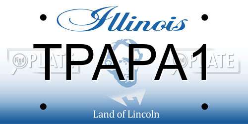 TPAPA1 Illinois License Plate
