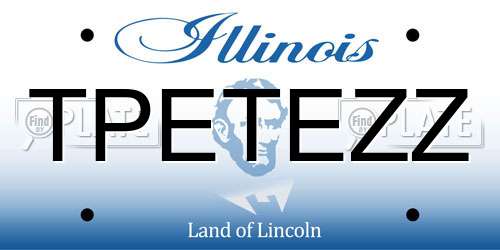 TPETEZZ Illinois License Plate