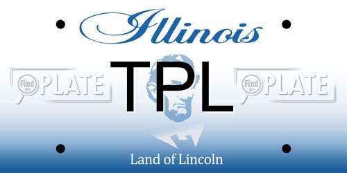 TPL Illinois License Plate