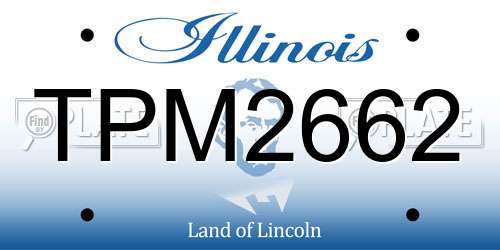 TPM2662 Illinois License Plate