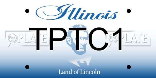 TPTC1 Illinois License Plate