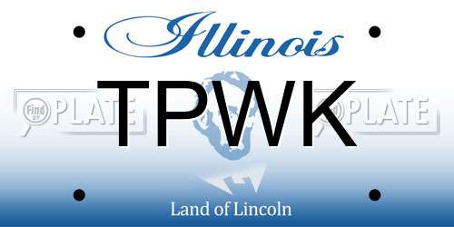 TPWK Illinois License Plate