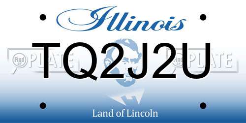TQ2J2U Illinois License Plate