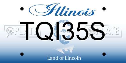 TQI35S Illinois License Plate