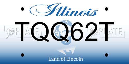 TQQ62T Illinois License Plate