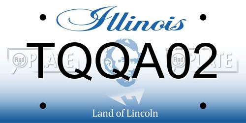 TQQA02 Illinois License Plate