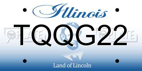 TQQG22 Illinois License Plate
