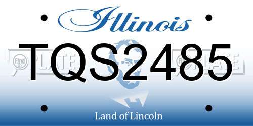 TQS2485 Illinois License Plate