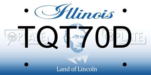 TQT70D Illinois License Plate