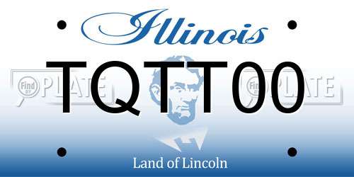 TQTT00 Illinois License Plate