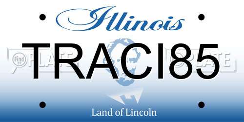 TRACI85 Illinois License Plate