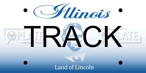 TRACK Illinois License Plate